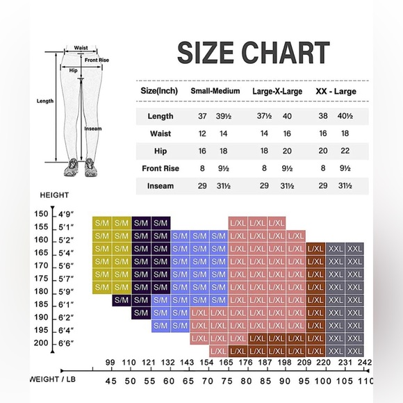 2 pack Syrinx High Waisted Tummy Control Soft Leggings - Picture 3 of 3